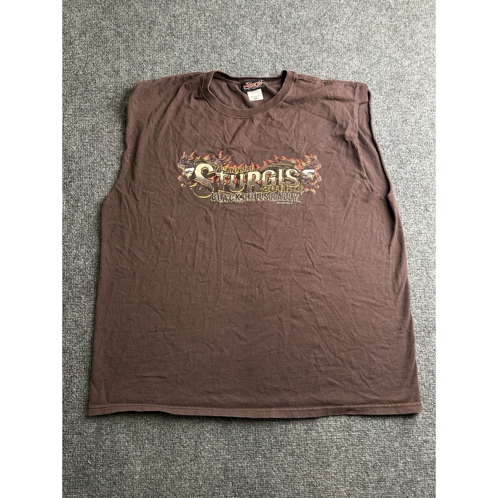 Mens Sturgis Black Hills Rally 2010 Eagle Tank Top, Size 2X